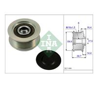 Polea de alternador INA 535 0241 10