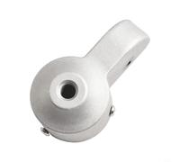 Polea de aluminio de 2 pulgadas con tapa plateada, accesorio resistente para mástiles de bandera de 1 5 a 2 de diámetro, compatible con cuerdas de driza de 1/4 a 5/16 de diámetro