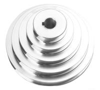 Polea de aluminio multicapa con correa trapezoidal de 4 o 5 pasos, estilo pagoda compatible con modelos de taladro Z4116 con pasos de 130 mm a 150 mm y ranura para ranura de ranura (150 x 18)