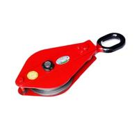 Polea de aparejos de elevación pesada, rueda única abierta fija, gancho de bloque de arranque móvil, industria de rodamientos, 0,5-3T(3 Ton)