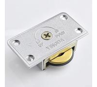 Polea de armario vintage, rodillo de gabinete ajustable para sistema de polea de puerta de armario, rueda de puerta corrediza con construcción de acero inoxidable y plástico, rodillo de riel superior