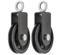 Polea de Cable, Bloque de Polea Giratoria de Única 90mm Rotación 360 Para Sistema de Polea de Gimnasio, Bloques de Elevación, Equipo de Gimnasio, Proyectos de Bricolaje para El Hogar, 2PCS
