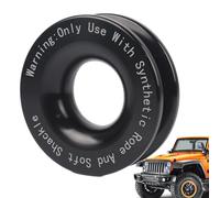 Polea de cabrestante de Bloque de Arranque de 41,000 lbs - de recuperación de aleación de Aluminio, Herramienta de Remolque de Alta Resistencia | Kit de Accesorios de cabrestante portátil A