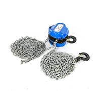 Polea de cadena, 1000 kg, profesional, 4 metros, polipasto de cadena, polipasto manual, para levantar y tirar