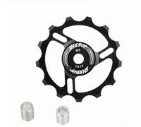 Polea de cambio trasero para bicicleta de montaña 11T 13T aleación de aluminio con rodamientos sellados de baja fricción y espaciadores de laberinto compatible con 8 engranajes de 11 velocidades