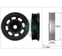 Polea de cigüeñal Schaeffler INA 544 0184 10 para OE 04C 105 243 D - 04C105243D