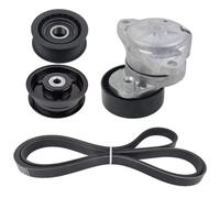 polea de coche Tensor de correa transmisión con dos poleas tensoras para Mercedes-Benz M272 y M273 (2722000270, 6 unidades, 2404)