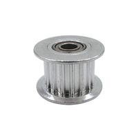 Polea de correa de distribución de aluminio, Polea tensora 2GT 16T con rodamiento for correa de aleación aluminio 6/10mm con/sin dientes(For Width 9mm,Bore 300cmm WITH TEETH)