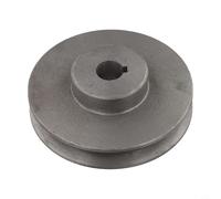 Polea de correa en V de una sola ranura de hierro fundido A tipo rueda de polea de motor para accesorios de herramientas eléctricas y maquinaria de compresor de aire (16x100)