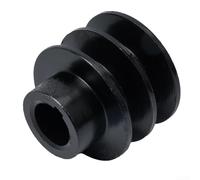 Polea de correa en V doble resistente para Honda para motor 168F 170F GX110 para GX120 para GX160 GX200 7HP, orificio de 20 mm (cabeza convexa)