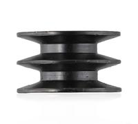 Polea de correa en V doble resistente para Honda para motor 168F 170F GX110 para GX120 para GX160 GX200 7HP, orificio de 20 mm (cabeza plana)