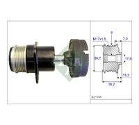 Polea de correa, generador INA 535 0157 10
