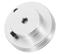 Polea de Correa Trapezoidal de Aluminio Ranura | Orificio Fijo, Recubrimiento Anodizado Duro, para Mantenimiento de Equipos y Módulos de Control
