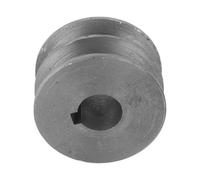 Polea de correa trapezoidal de doble ranura (50-83 mm) - Polea de motor de hierro fundido de alta eficiencia for accesorios de herramientas (1 unidad)(72x31x24mm)
