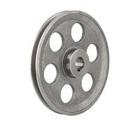 Polea de correa trapezoidal engrosada, diámetro hueco de 140-200 mm, ranura única, tipo A, rueda de hierro fundido, accesorios for herramientas eléctricas(15mm,180mm)