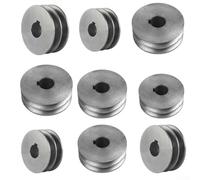 Polea de correa trapezoidal para motor con doble ranura tipo A y cuerpo de hierro fundido compatible con correas estándar de la serie A (72 x 31 x 24 mm)