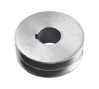 Polea de correa trapezoidal tipo A de doble ranura (1 unidad) - Accesorio de motor de hierro fundido for herramientas eléctricas, 29-31 mm(83x30x28mm)