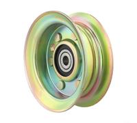 Polea de cubierta de cortacésped para 177968 193197 532177968 532193197 Pieza loca de repuesto 9.8 cm de diámetro de la rueda guía de correa para alimentación al aire libre
