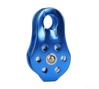 Polea de cuerda 20KN con eficiencia mejorada para aplicaciones de arborista y escalada (azul)