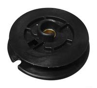 Polea de cuerda de retroceso para arrancador de rotor compatible con sierras de corte TS410 TS420 TS480i TS500i, pieza de repuesto negra, 1 paquete