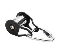 Polea de cuerda - Hierro, polea de rodamiento, kit de poleas para tirolesa | Poleas deslizantes Slackliné para, Casa, césped, Parque, Patio, patio trasero