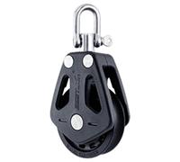 polea de cuerda | Poleas de cojinetes giratorios para aplicaciones marinas | Bloque de polea de alta capacidad de carga de cabeza Universal, accesorios de navegación para barcos para cruceros y carrer