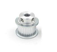 Polea de distribución de 24 dientes, agujero 5 mm 6 mm 6,35 mm 8 mm, para ancho 6/9/10 mm correa síncrona GT2, 24 dientes 24T (color: ancho de correa 9 mm, tamaño: agujero 8 mm) (ancho del cinturón 9