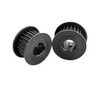 Polea de distribución de acero HTD 8M de 25 dientes, ancho de correa: 25 mm, diámetro interior: 8-28 mm, 1 unidad(19mm-keyway5x2.3mm)