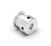 Polea de distribución GT2 Polea de distribución 2GT 20 dientes, diámetro interior 3,17/4/5/6/6,35/8 mm, ruedas síncronas, ancho 6/9/10/15 mm Producción de precisión(Width 15mm,Bore 5mm)