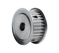 Polea de distribución HTD de 5M-32T, polea de correa de engranaje de 21mm de ancho, tipo chavetero, 32 dientes, 14/16/19mm, polea síncrona de aleación de aluminio(Bore 10mm Key 3x1.4)