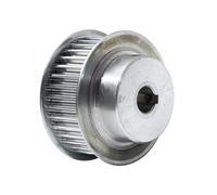 Polea de distribución HTD5M-38T polea de transmisión 21mm ancho de correa 10/14/15/20mm diámetro aleación de aluminio 38 dientes polea de engranaje con chavetero(Bore 18mm Key 6x2.8)