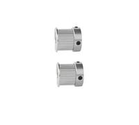 polea de distribución Polea 2GT 22/24 dientes 2M diámetro de sincronización 4/5/6/6,35/8/10mm 2MGT GT2 ancho correa síncrona 6mm 1 Uds(22Teeth Bore 6mm)