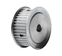 Polea de distribución, rueda de distribución, 1 pieza HTD 5M-40T, 11/16/21/27 mm de ancho, polea de engranaje con chavetero, diámetro interior de 8-40 mm.(Grooves 27 Bore 17/5 * 2.3)