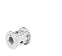 Polea de distribución T5-12T tamaño del orificio 5/6/6,35/7/8/10mm ruedas de aleación forma AF paso de dientes 5 Mm compatible con correa de distribución T5 de 10/15 Mm de ancho (Color : 10 mm, Size