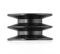 Polea de doble correa para orificio de 20 mm, correa en A, para Honda 168F 170F GX110 para GX120 para motor GX200 7PS, negro, diseño de metal resistente para transmisión de fuerza industrial, 1 pieza