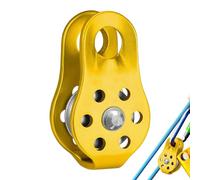 Polea de Escalada de Pared rocosa, polea Salvavidas - Polea de Escalada de Aluminio | Polea de Equipos de Rescate y Seguridad, polea de Fijo de polea única 20KN para Supervivencia en pl