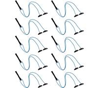 Polea de hombro sobre la puerta, sistema de terapia física, polea de ejercicio para terapia física, alivia el dolor de hombro y facilita la recuperación de la cirugía (10 unidades, azul)