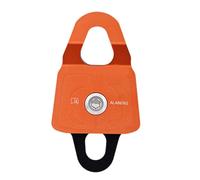 Polea de panel lateral móvil, sistemas de escalada de carga pesada para cuerda de 8 a 11 mm, aleaciones de aluminio, poleas de escalada, panel lateral móvil