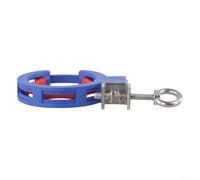 Polea de puente resistente para cableado, rodillo de bandeja de cable azul oscuro con eje de acero inoxidable, capacidad de 25 kg, 2 piezas incluidas (1 unidad)
