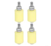 Polea de puerta corredera de grado industrial con rodillo de nailon y eje de acero inoxidable para integración de cinta transportadora (32 x 40)