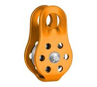 Polea de rescate - Polea de rescate de aluminio | Polea fija de escalada y rescate de pared de roca, herramienta de supervivencia al aire libre, capacidad de carga de 20 KN para travesía de gran