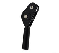 Polea de rodillo guía de punta de caña de pescar para barcos de mar - Patrón desmontable de acero inoxidable para 3. Puntas de caña de 5-8 mm (negro, 16-23 g, 1 unidad)