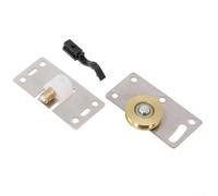 Polea de rodillo para puerta corredera de acero inoxidable con rueda de cobre y rodamiento, hardware silencioso y suave para puerta de armario, altura ajustable, resistente al polvo