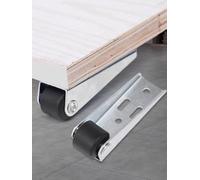 Polea de rodillo universal para puerta corrediza con tornillo, mini poleas silenciosas para armario de mesa, 1 unidad
