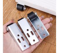 Polea de rodillo universal para puerta corrediza con tornillo, mini poleas silenciosas para armario de mesa, 2 unidades