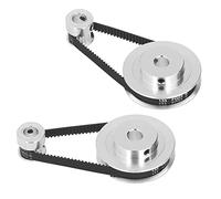 Polea de Rueda Sincrónica de Alta Rendimiento con Dientes de 20/60 para Impresoras 3D y Máquinas CNC Hechas de Aleación de Aluminio Duradera con Orificio Interno de 5 Mm y Cinturón de 200 Mm