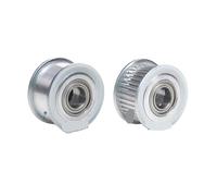 Polea de sincronización 1 Uds GT2 2GT 40 th polea tensora de sincronización síncrona diámetro 3/4/5/6/7/8mm con rodamiento(7mm Bore with Teeth,10mm)