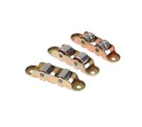 Polea de soporte for puertas corredizas de metal de doble rueda plana/ranurada tipo 80, accesorios de hardware for riel de rodillos deslizantes inferiores.(B)