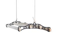 Polea de techo para colgar ropa de cocina y lavandería 4 listones (negro, 1,5 metros)