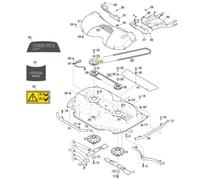 Polea De Transmisión Para Tractor Mod. COMBI95Q ORIGINAL STIGA 1137-0011-01
